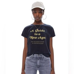 ‼️RARE‼️🎸MOTHER🎸🔥NWT🔥The Boxy Goodie Goodie A Guide To The New Age-Washed Black